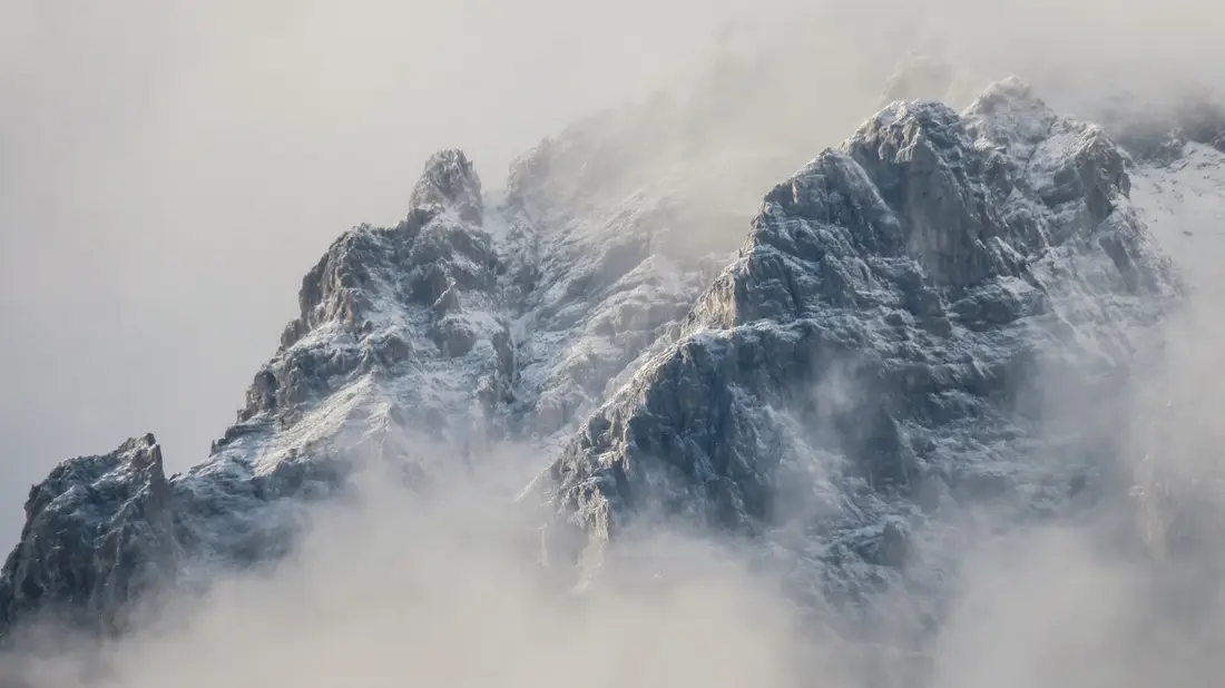 Foggy mountains